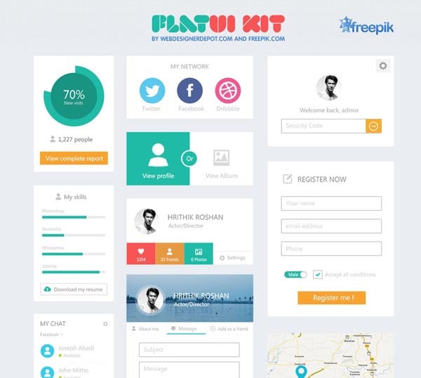 Flat UI Kit