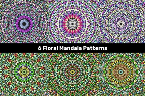 Colorful Floral Mandala Patterns