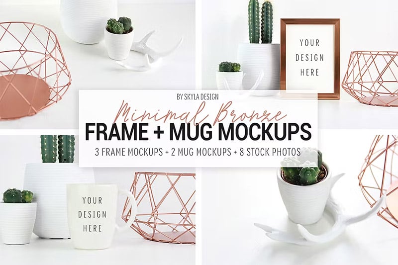 Frame and Mug Mockups