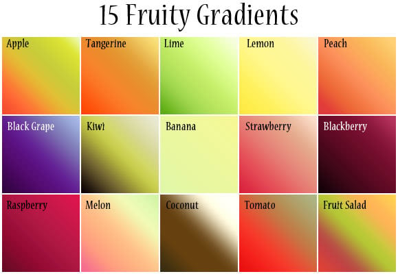 Fruity Gradients