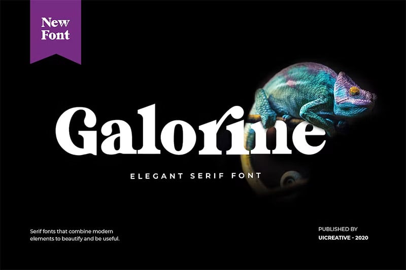 Galorine - Newspaper Title Font