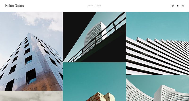 Helen Gates - Squarespace Template