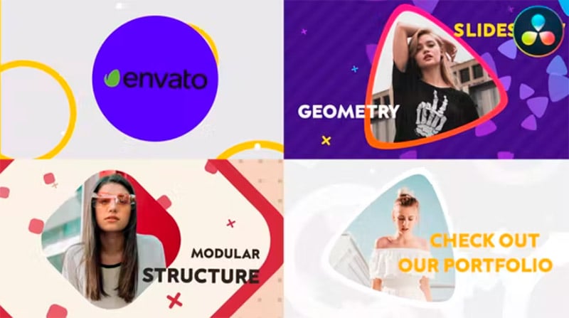 Geometric Slideshow Template