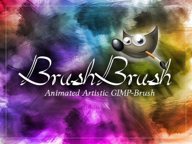 Animated Artistic GIMP Brushes