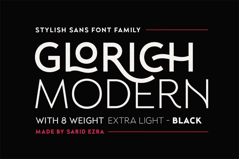 Glorich - Stylish Sans