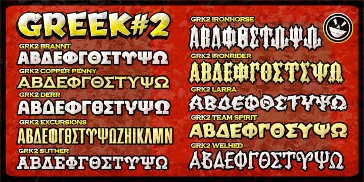 Greek Font Set 2