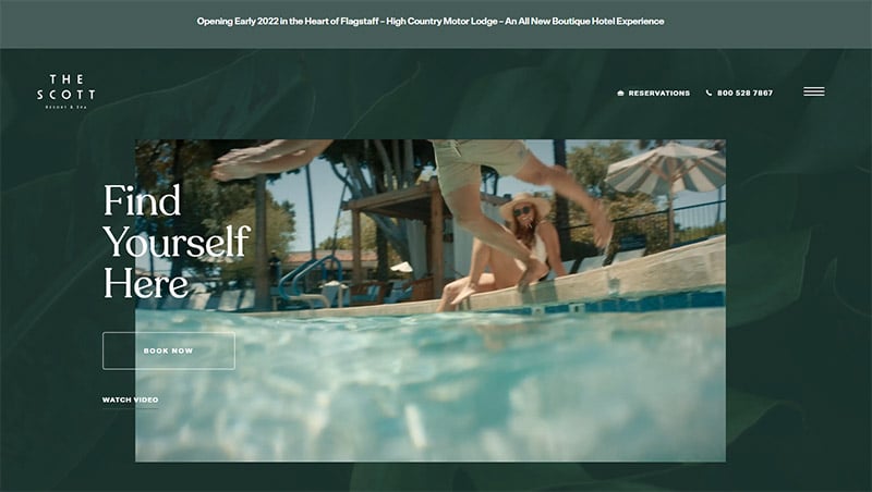 Green Websites - The Scott Resort and Spa