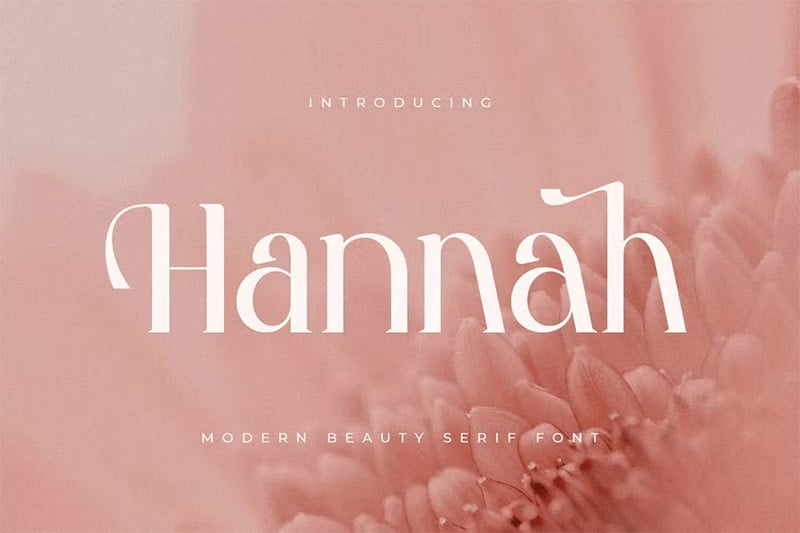 Hannah Cute Serif Font