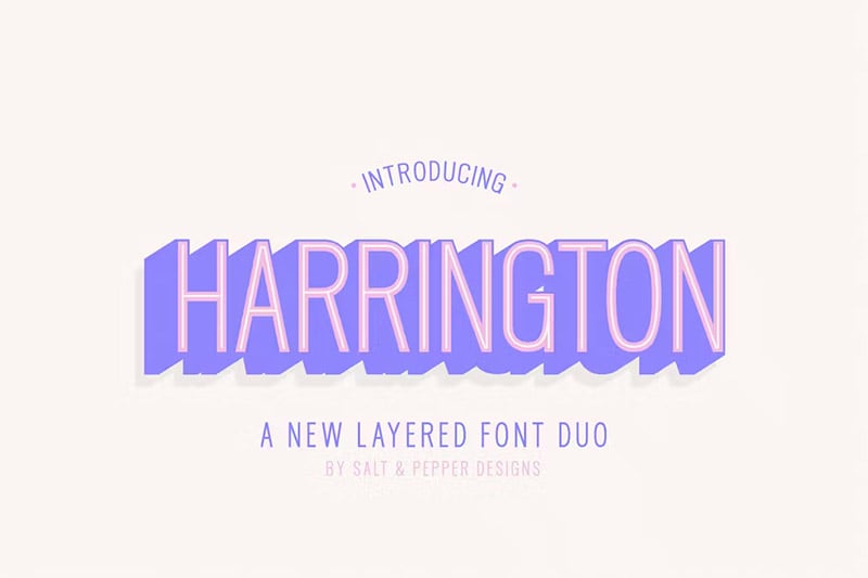 Harrington Font Family