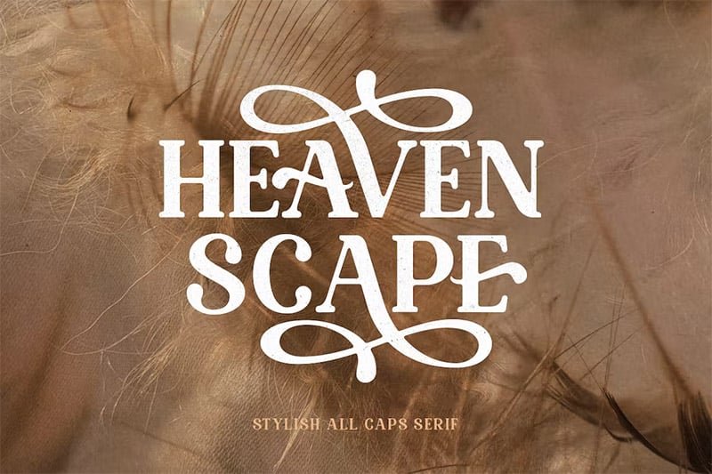 Heaven Scape - Stylish All-Caps