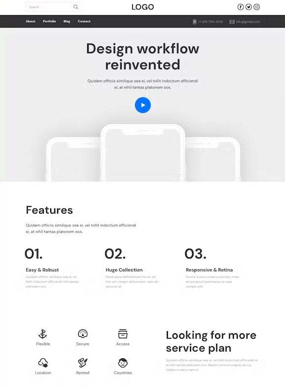 High-Fidelity Wireframe