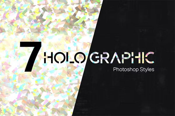 Holographic Photoshop Styles