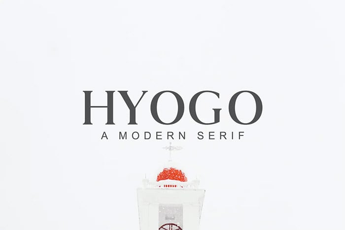 Hyogo - Modern Font