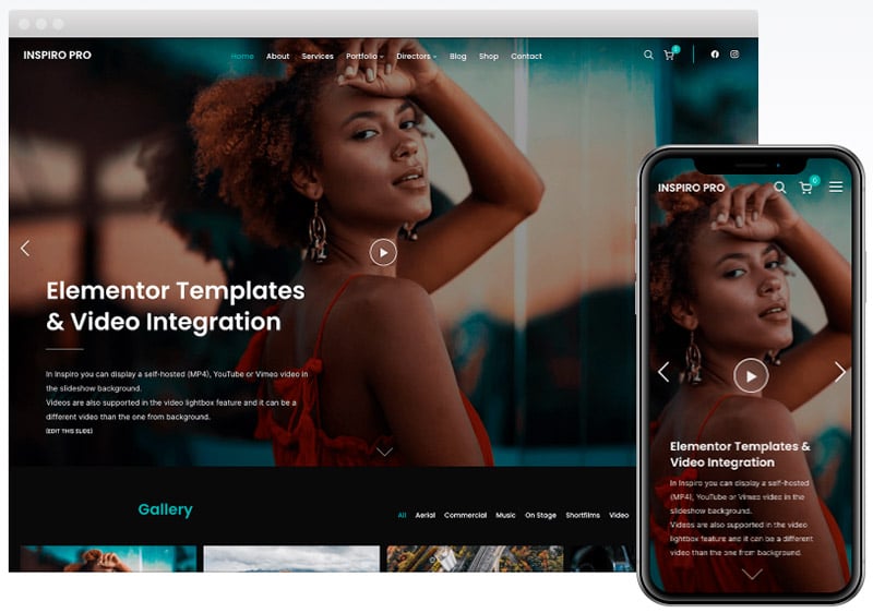 Inspiro Pro Portfolio Theme