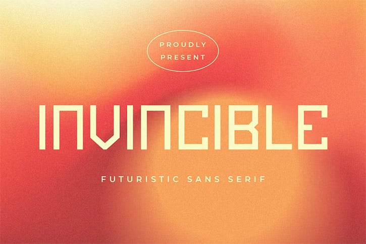 Invincible - Futuristic Sans Serif