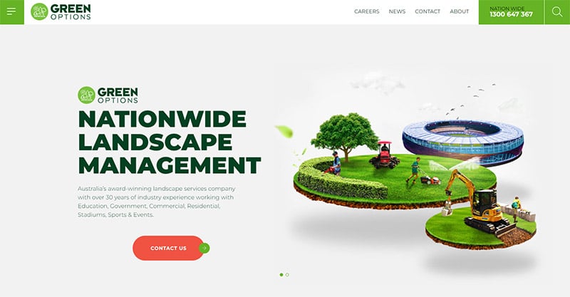 Landscaping Websites - Green Options