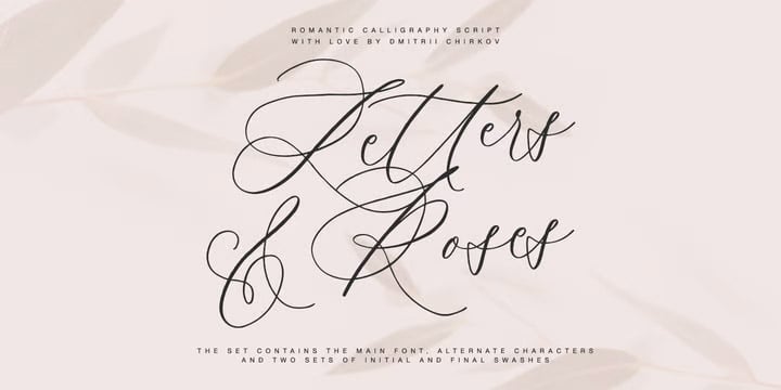 Letters & Roses