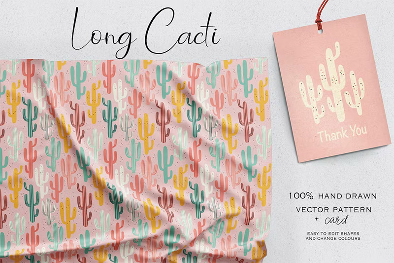 Long Cacti Pattern