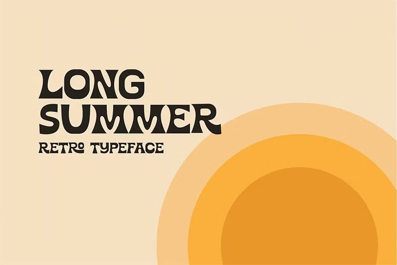 Long Summer - Retro Typeface