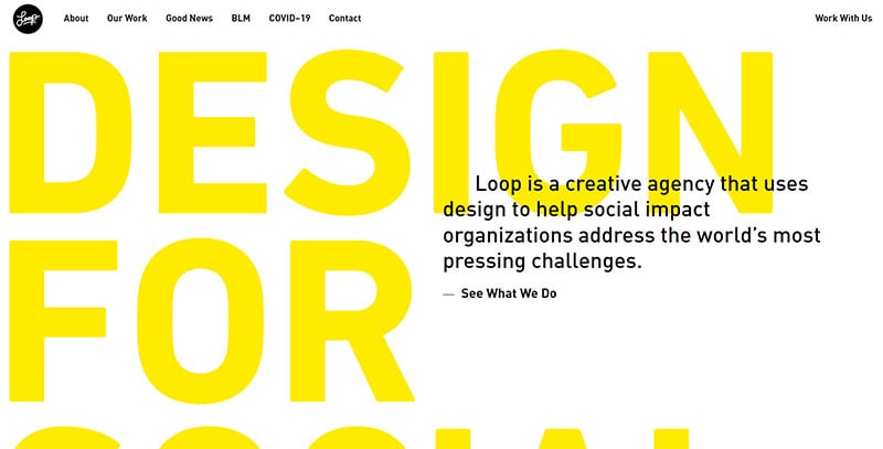 Design Agency Websites - Loop