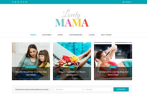 CheerUp WordPress Blogging Theme