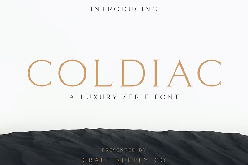 Luxurious Fonts - Coldiac