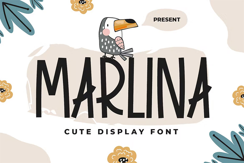 Marlina - Cute Display Font