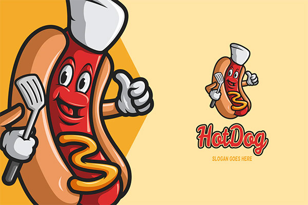 Hot Dog Logo