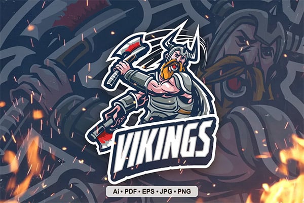 The Vikings Logo