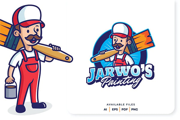 Jarwo's Painting Logo