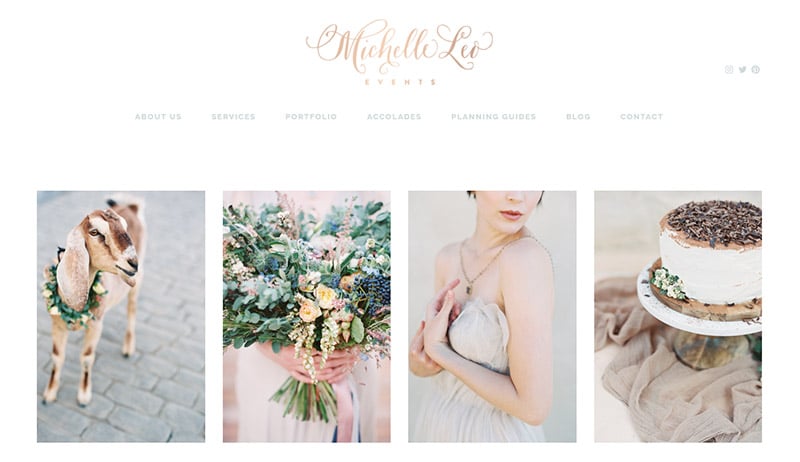 Michelle Leo Events Website