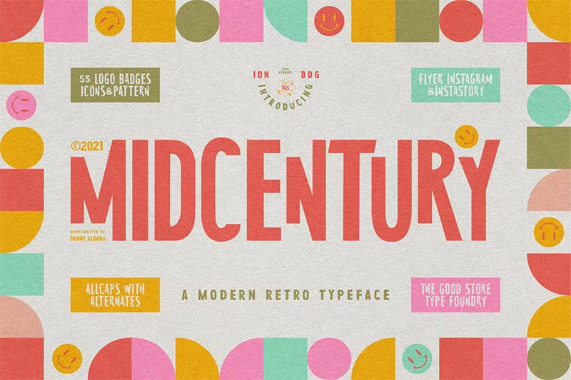 MidCentury Typeface