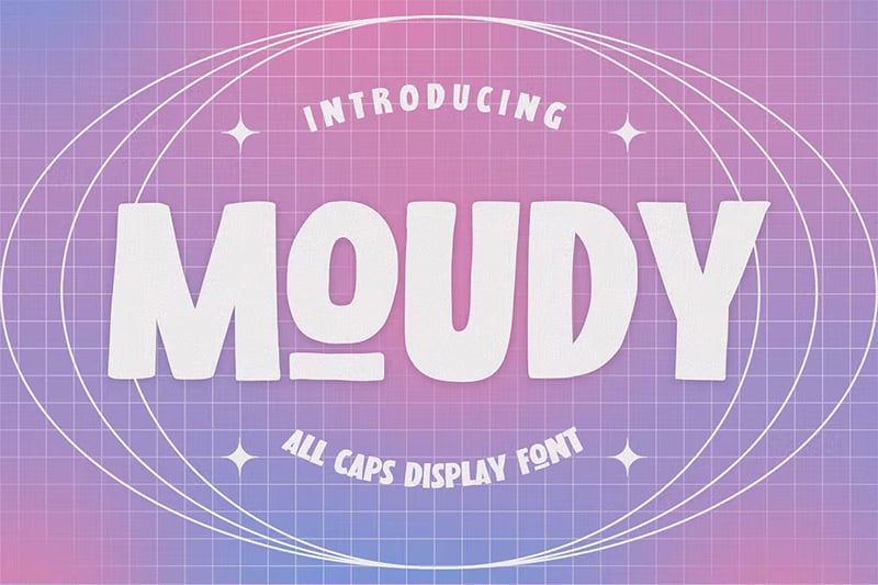 Moudy - All-Caps Display Font