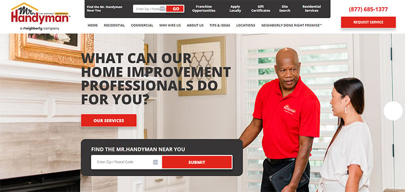 Mr. Handyman Website