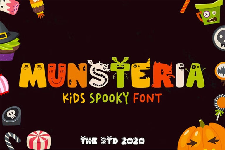 33 Monster Fonts for Playful and Spooky Designs