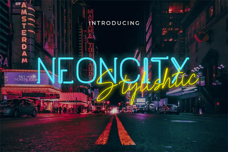 30 Best Neon Fonts for Standout Designs