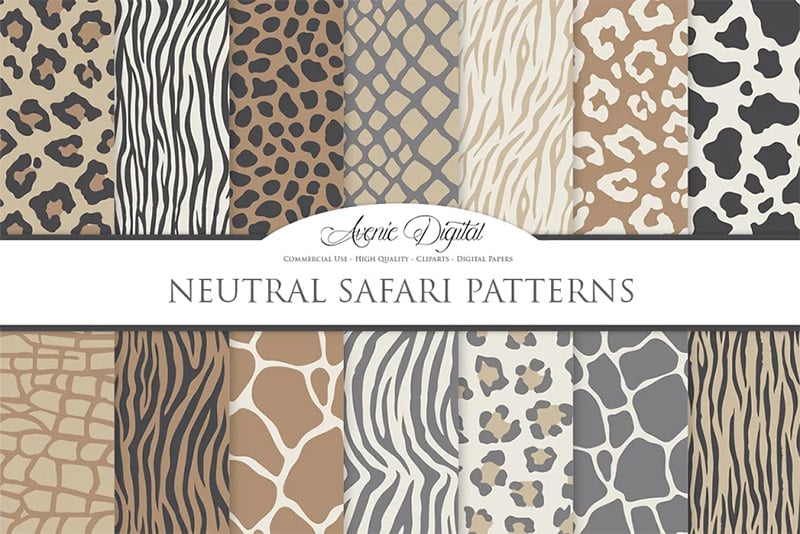 Neutral Safari Patterns