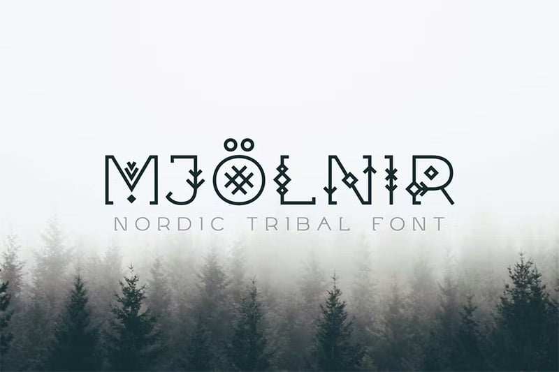 Nordic Fonts - Mjolnir