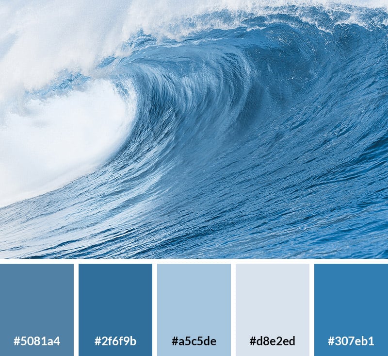 Ocean Wave Color Palette