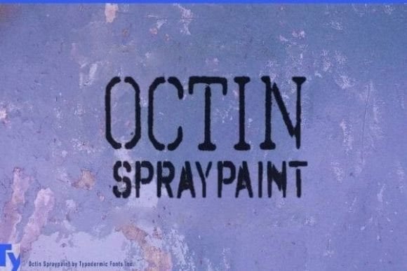 Octin Spraypaint Font