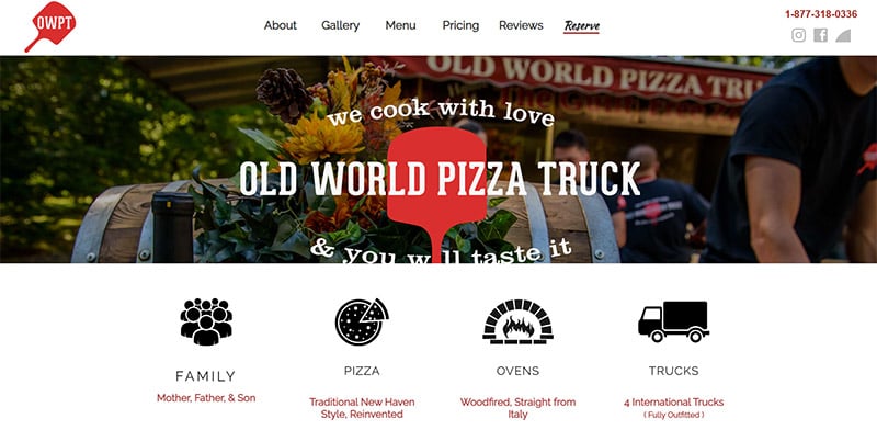 Old World Pizza Truck