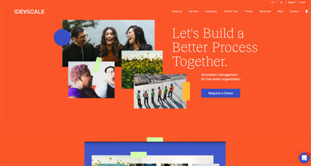 Ideascale's Orange Website