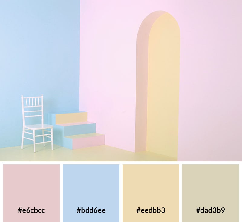 Pastel Interior Color Palette