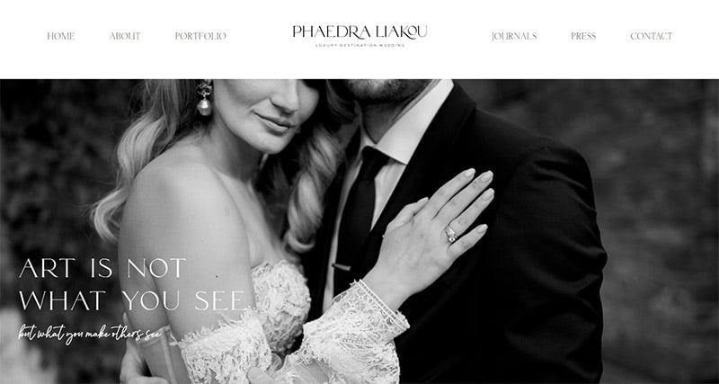 Phaedra Liakou Wedding Planner Website