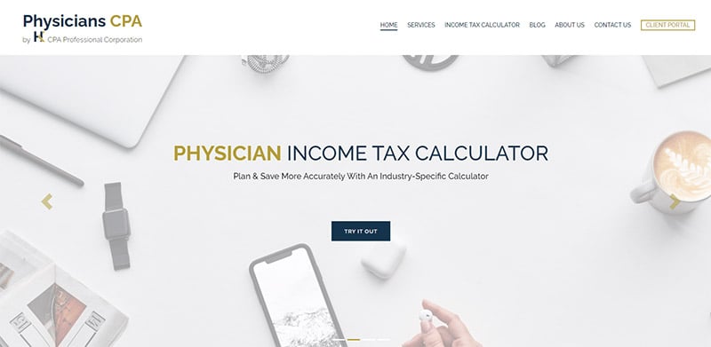 Physicians CPA Website