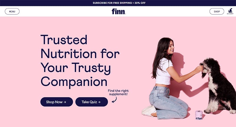 Pink Websites - Finn