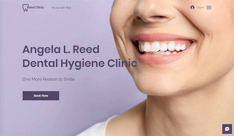 Reed Clinic - Wix Dental Website Template