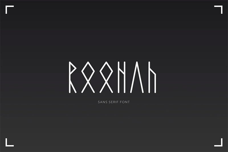 Runic Fonts - Roonah