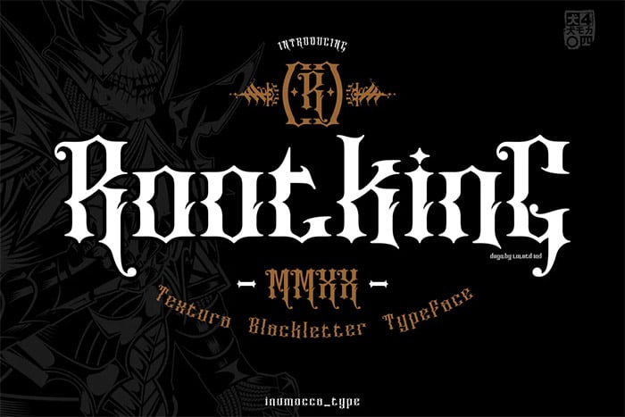 Rootking - Blackletter Font