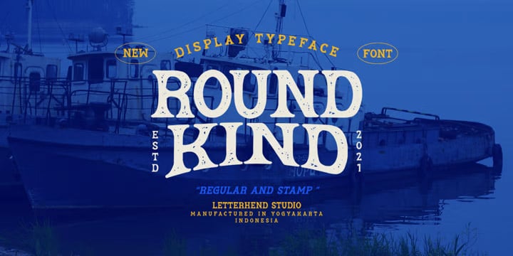 Roundkind - Rustic Display Typeface